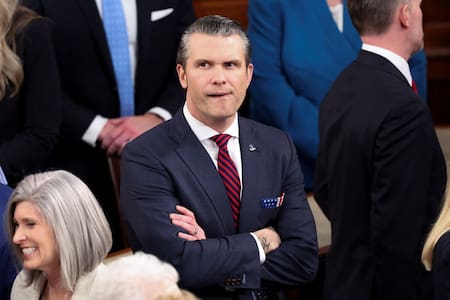Pete Hegseth, secretario de Defensa de Estados Unidos. Foto: Reuters (Kevin Lamarque)