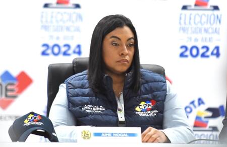 Aime Nogal, rectora del Consejo Nacional Electoral de Venezuela. Foto: Instagram @aimenogal