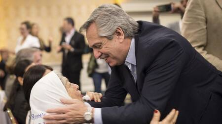 Hebe de Bonafini y Alberto Fernández, NA