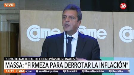 Sergio Massa, CAME, CANAL 26