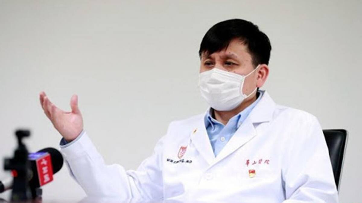 Zhang Wenhong, epidemiólogo chino.