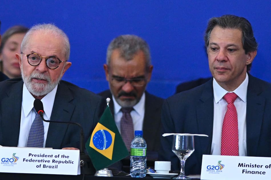 Lula da Silva y Fernando Haddad. Foto: EFE.