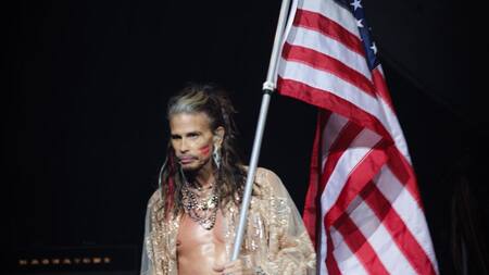 Steven Tyler, cantante de Aerosmith. Foto: Instagram.