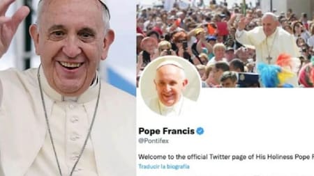 La cuenta de Twitter del Papa cumple 10 años.