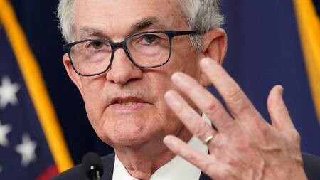 Jerome Powell, Presidente de la Reserva Federal de EE.UU.. Foto: REUTERS.