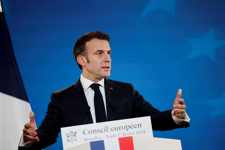 Emmanuel Macron, presidente de Francia. Foto: Reuters.