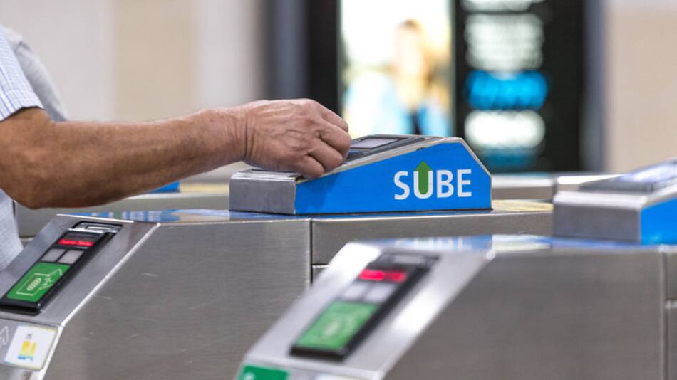 Tarjeta sube. Foto: X