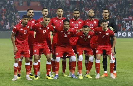 Selección de Túnez. Foto: REUTERS.