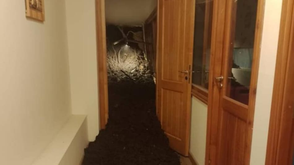 Alud en Bariloche. Foto: NA.