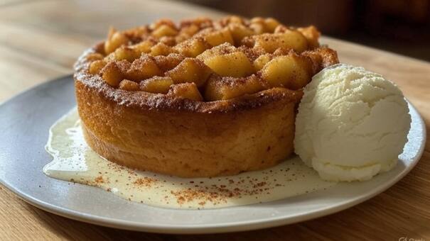 Con solo tres ingredientes: cómo preparar budín de manzanas, un postre apto para celíacos y rico en proteínas