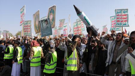 Hutíes del Yemen. Foto: Reuters/Khaled Abdullah