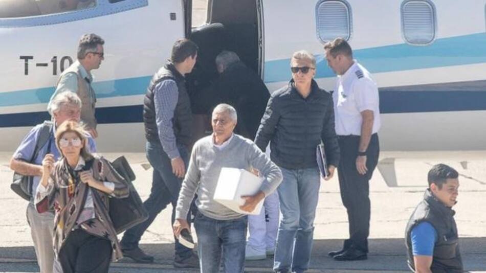 Viaje de Mauricio Macri a Villa La Angostura (LM Neuquén)