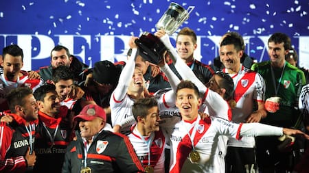 River sueña con el regreso de Germán Pezzella. Foto: NA.