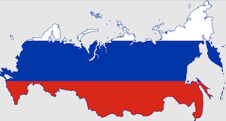Mapa de Rusia. Foto: Wikimedia