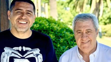 Juan Román Riquelme y Jorge Amor Ameal.