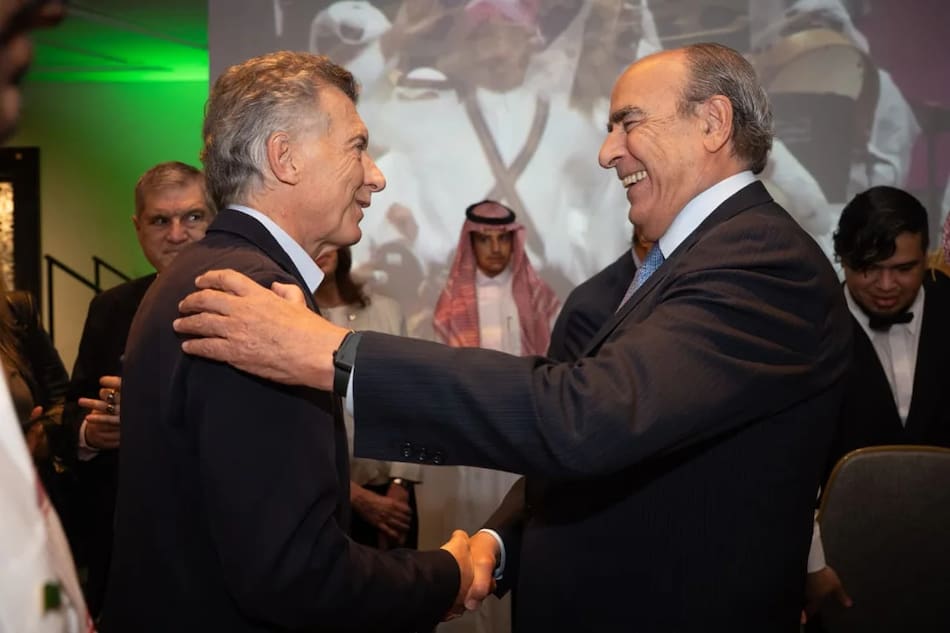 Mauricio Macri y Guillermo Francos.