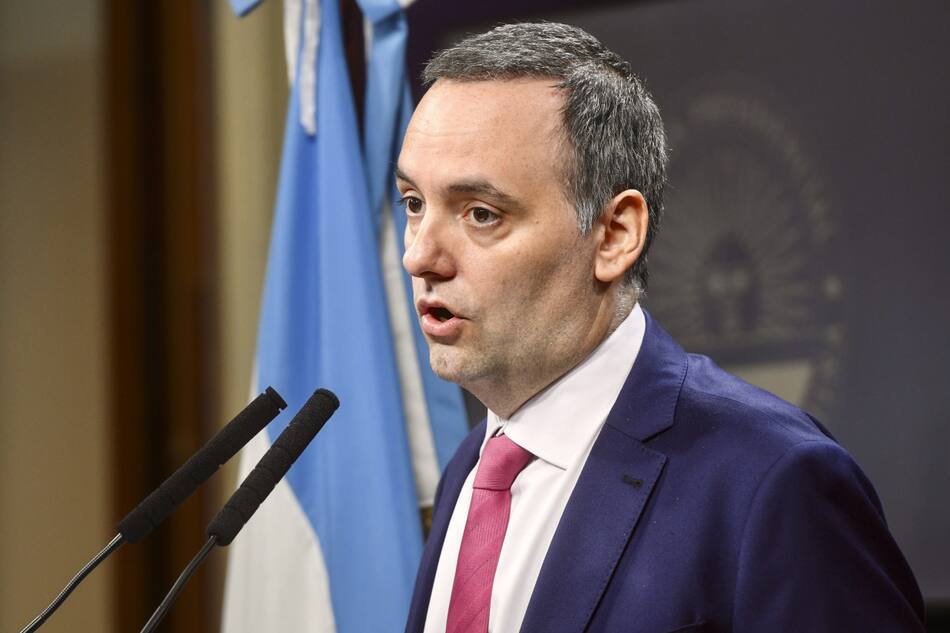 Manuel Adorni, vocero presidencial. Foto: NA.