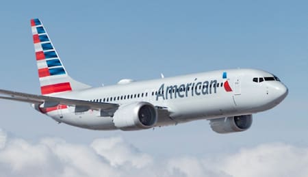 Avión de American Airlines. Foto: Instagram @americanair