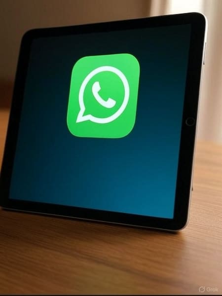 WhatsApp llegó a iPad. Foto: Grok.