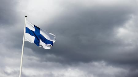 Bandera de Finlandia. Foto: Pexels.