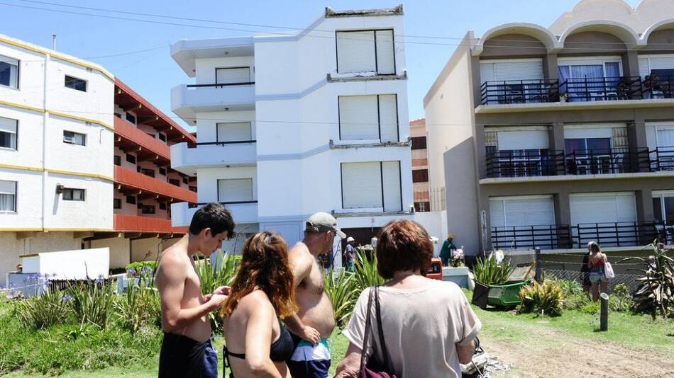 Caída de balcón en Villa Gesell