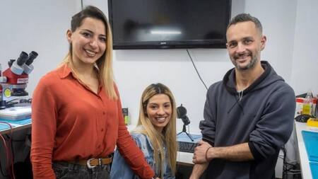 De izquierda a derecha: Eliana, Maira y Nazareno. Foto: Los Andes