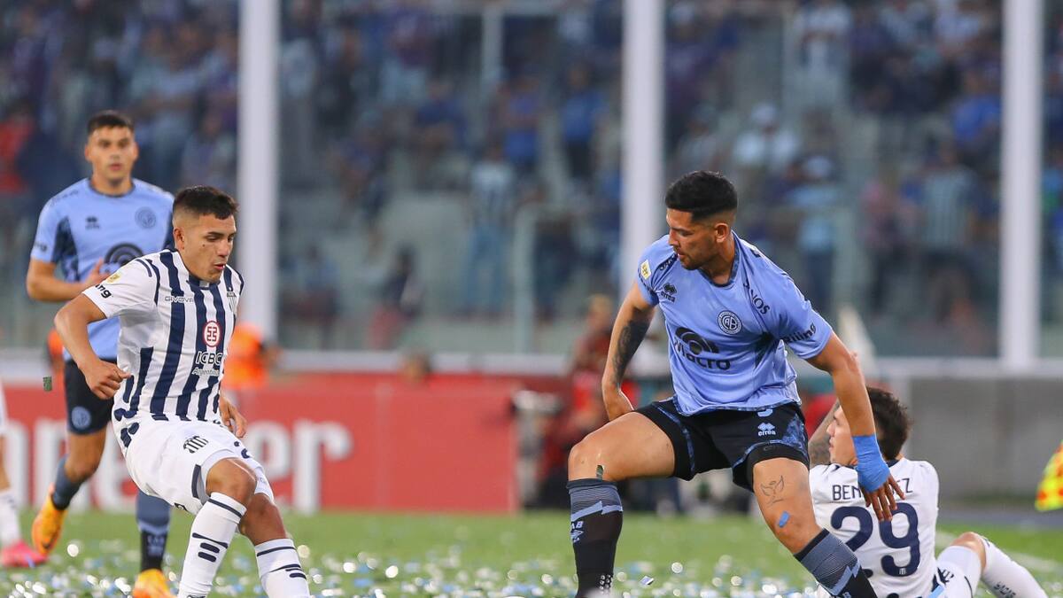 Talleres vs Belgrano; Copa de la Liga. Foto: NA.