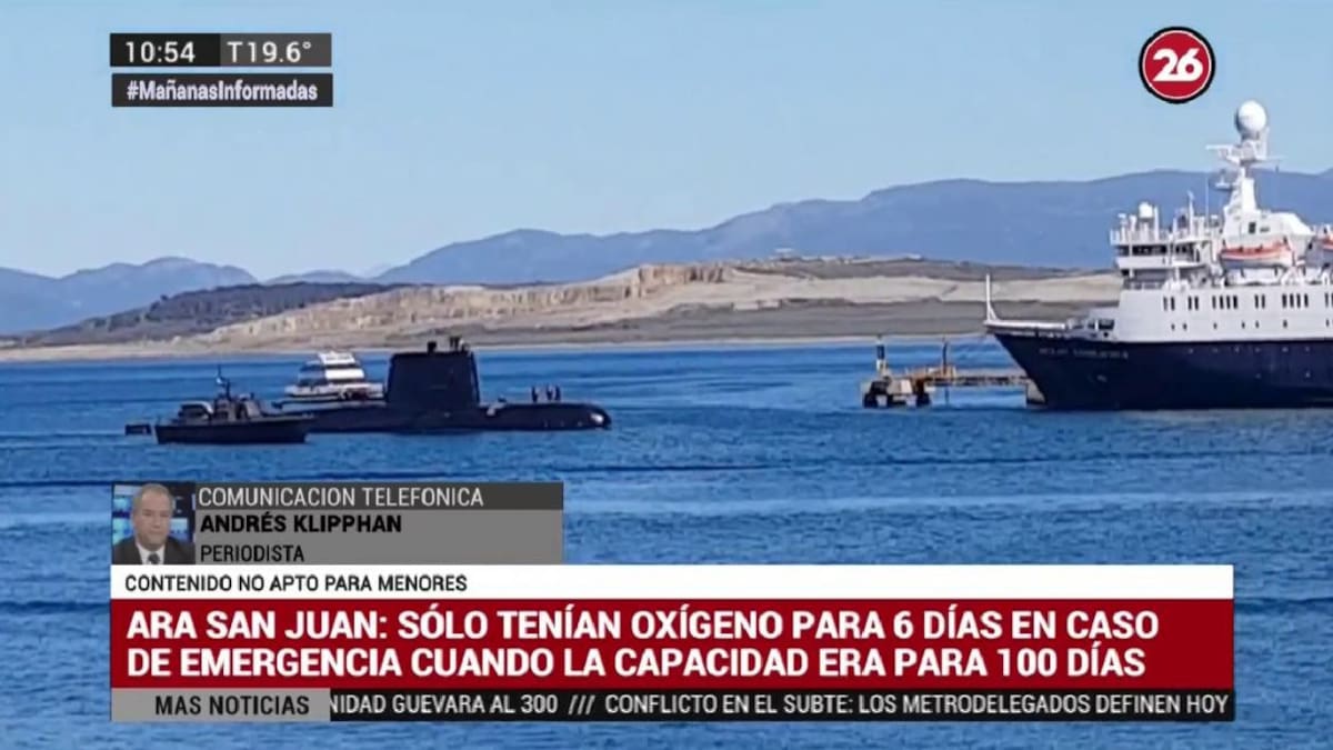 Búsqueda del submarino ARA San Juan - Informe Andrés Klipphan - Canal 26