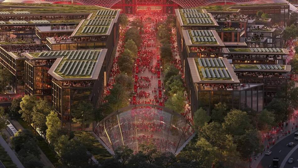 El nuevo estadio del Manchester United. Foto: Instagram/@manchesterunited.