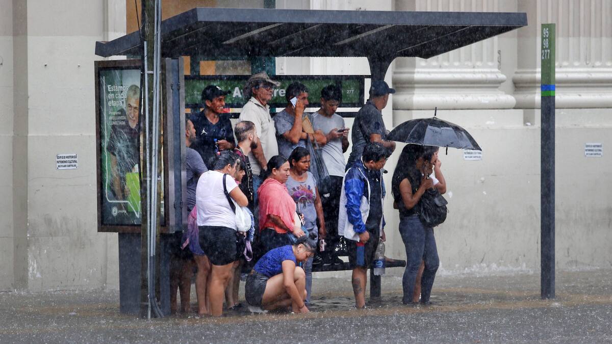 Lluvia. Foto: NA.