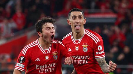 El Benfica de Di María y Otamendi se consagró campeón de la Copa de la Liga de Portugal. Foto: Reuters.