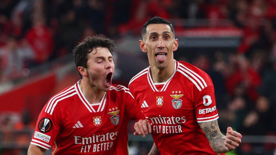 El Benfica de Di María y Otamendi se consagró campeón de la Copa de la Liga de Portugal. Foto: Reuters.