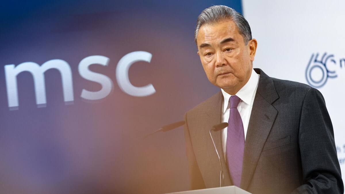 Wang Yi, ministro de Exteriores chino. Foto: EFE.