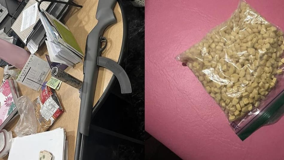 Materiales secuestrados en una de las redadas. Foto: Télam.