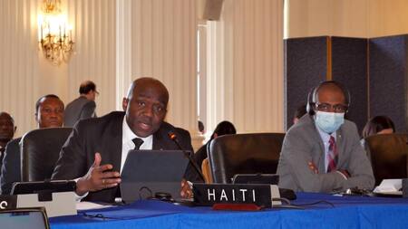 Embajador haitiano ante la OEA. Foto: EFE