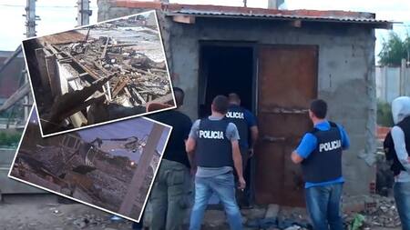 Bunker de narcos - Derrumbe - Operativo anti drogas