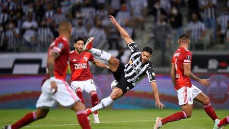 Atlético Mineiro eliminó a River en la Copa Libertadores 2021. Foto: EFE.