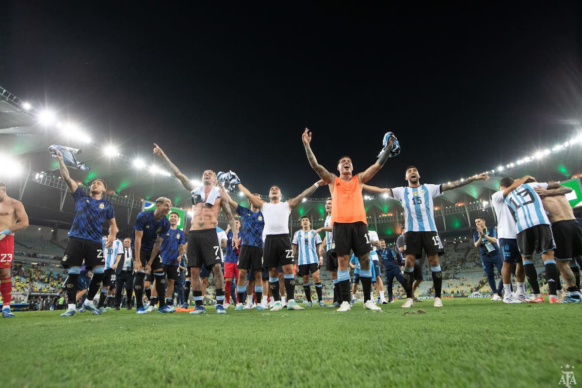 Selección Argentina. Foto: NA
