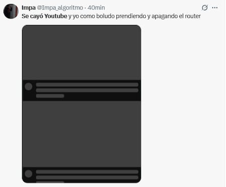 se cayó youtube a nivel mundial