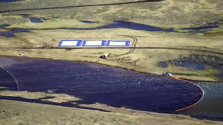 Derrame de petróleo en Rusia