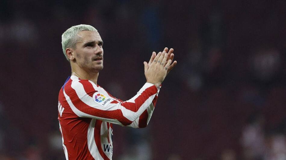 Antoine Griezmann renovó contrato hasta 2026 con el Atlético de Madrid. Foto: Reuters.