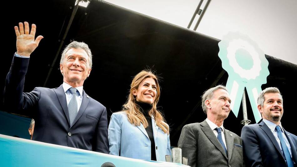 Mauricio Macri, Juliana Awada, Miguel Ángel Pichetto, Marcos Peña, REUTERS