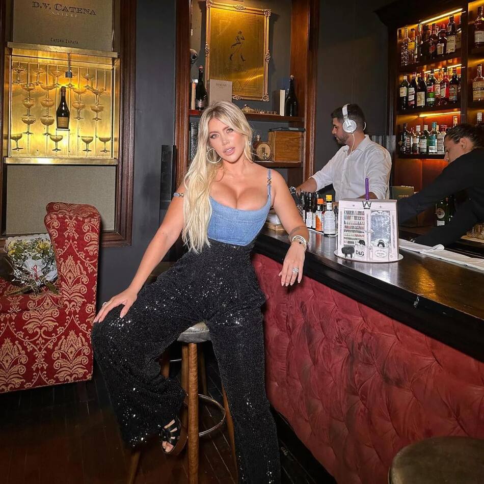 Wanda Nara en su cumpleaños. Foto: Instagram