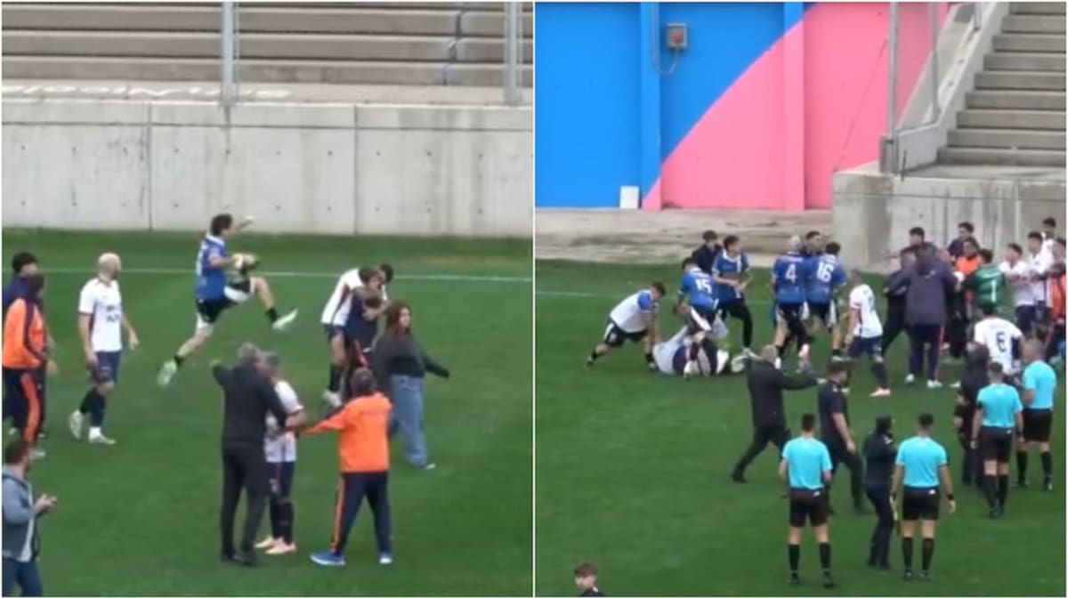 Batalla campal en San Nicolás