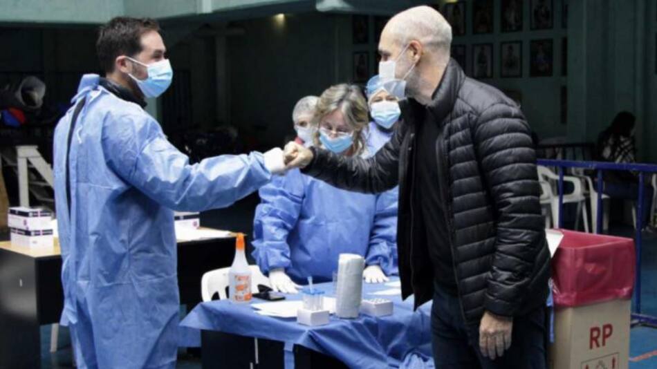 Rodríguez Larreta, vacunación en la Ciudad, NA