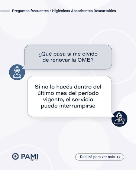 La respuesta de PAMI ante la falta de renovación de la OME.