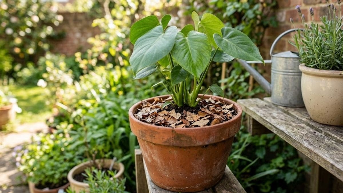 Poner hojas secas sobre la tierra de las macetas: qué puede provocarle a la planta en primavera
