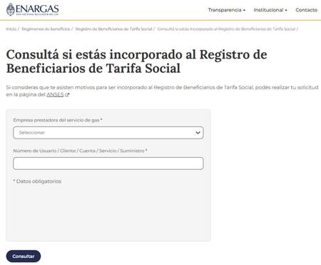 Subsidio de luz y gas. Foto: captura