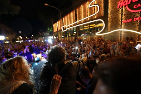 Javier Milei en Mar del Plata.