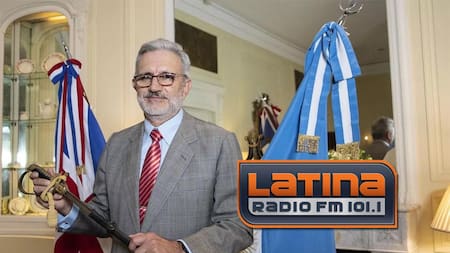 Martín Jaureguiberry, Guerra de Malvinas, Radio Latina